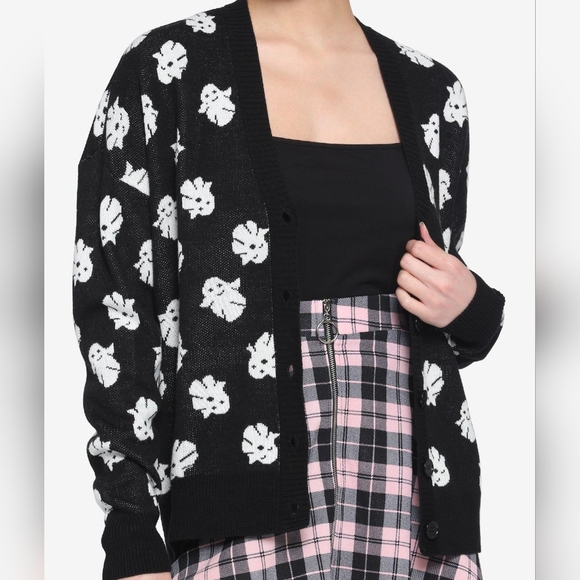 Hot Topic Sweaters - Hot topic ghost cardigan